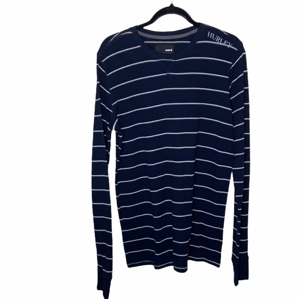 Hurley Long Sleeve crew neck Henley Shirt